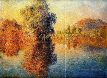Matin sur la Seine Claude Monet Peinture à l'huile